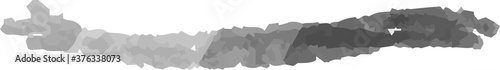 Horizontal pencil line using Monochrome watercolor texture