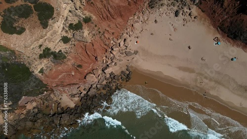 Beautiful Beach and Cliffs, Praia do Telheiro, Algarve, Portugal