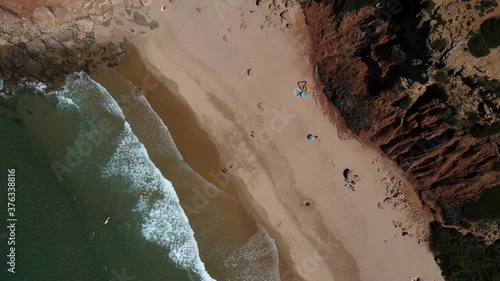 Beautiful Beach and Cliffs, Praia do Telheiro, Algarve, Portugal