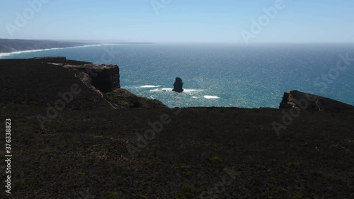 Beautiful Beach and Cliffs, Praia do Arrifana, Algarve, Portugal photo