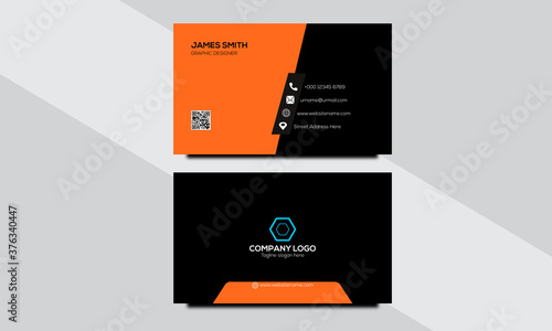 corporate business card, name card design template
