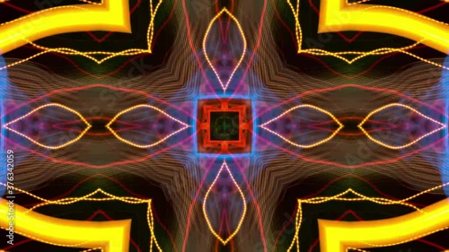 Creative dynamics background for design, relaxing kaleidoscope