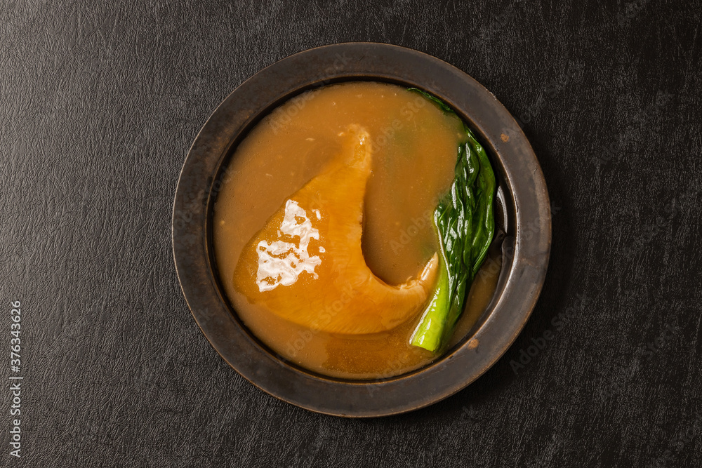 ふかひれの姿煮 luxury Chinese cuisine Shark fin simmered ふかひれの姿煮 luxury Chinese cuisine Shark fin simmered