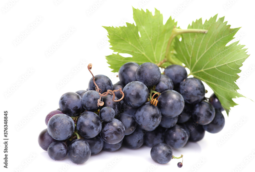 Fototapeta premium Grapes on a white background