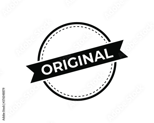 Vector illustration of Original stamp icon, isolated.