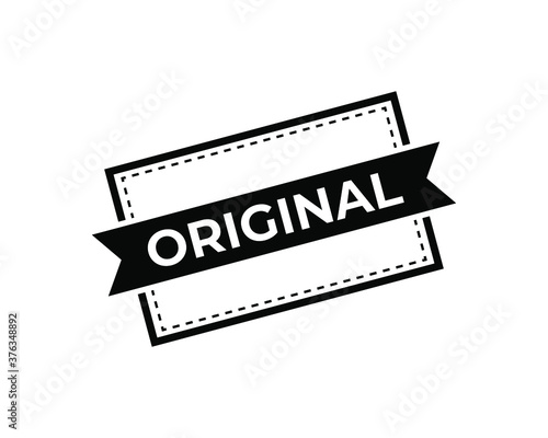 Vector illustration of Original stamp icon, isolated.