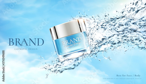 Beauty product ad template