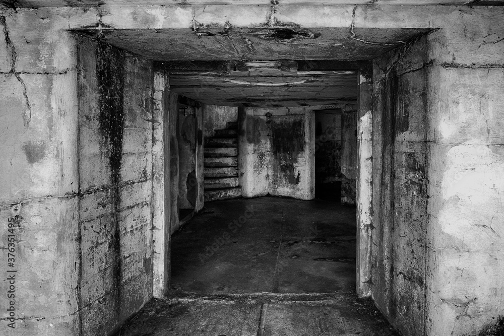 Old abandoned military fort in Warrenton Oregon Old abandoned military fort in Warrenton Oregon