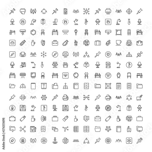 Office icon set.