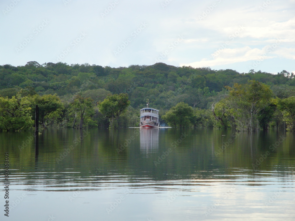 Amazon river boat