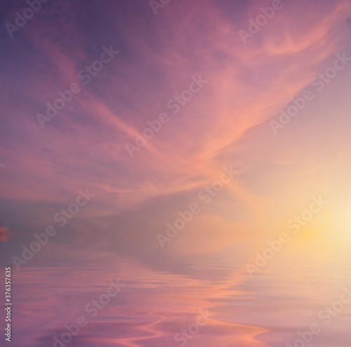 Purple sky background