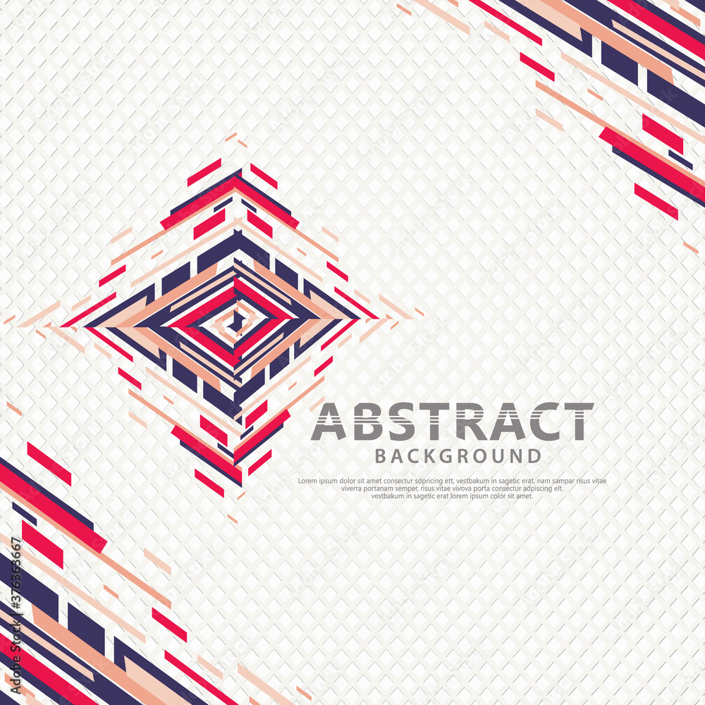 Obraz premium Futuristic and dynamic colorful lines ornament and texture modern pattern background