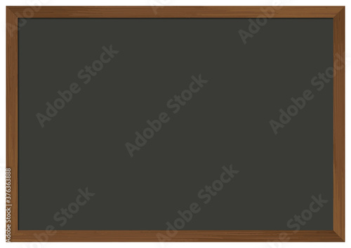 木製フレームの黒板 ヨコ