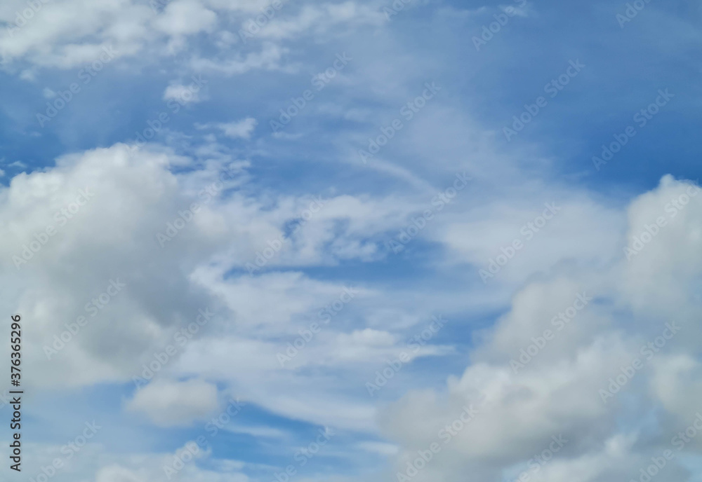 Blue sky and clouds background Blue sky and clouds background