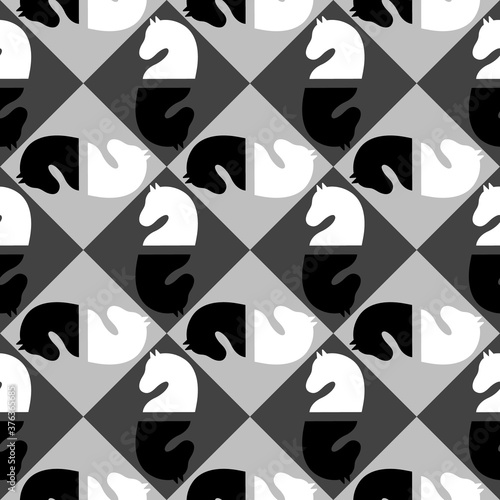 Seamless pattern with Chess...
