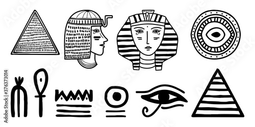 Tribal art Egyptian ethnic ...
