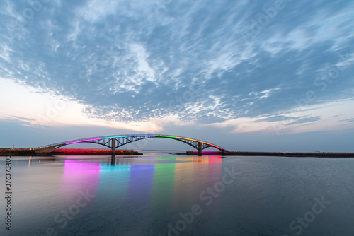 Xiying Rainbow Bridge, Magong, Taiwan