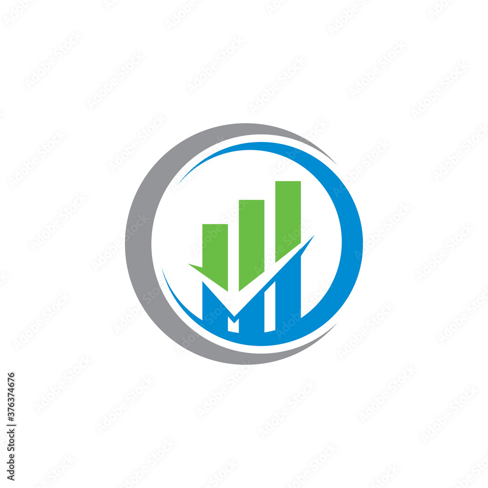 Abstract Chart Vector , Finance Logo Abstract Chart Vector , Finance Logo
