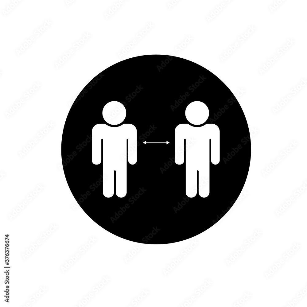 Social distancing, keep distance in public society people to protect from COVID-19 Social distancing, keep distance in public society people to protect from COVID-19