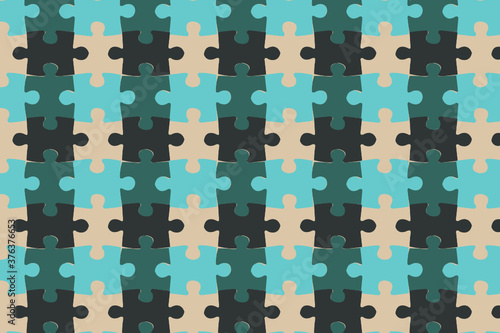 Creative puzzle pattern design. Suitable for wallpapers and backgrounds.