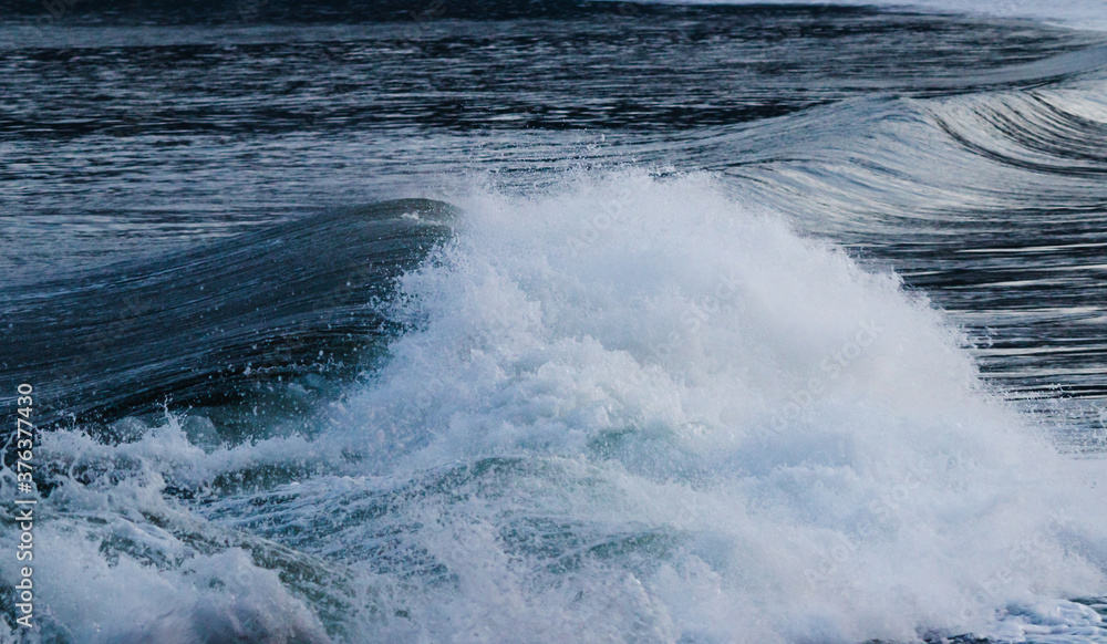 ocean waves at dusk in southern Tasmania, Australia ocean waves at dusk in southern Tasmania, Australia