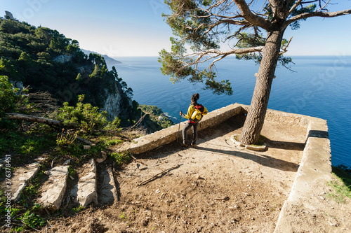 mirador Des Pí-mirador Des Niu des Corb, Valldemossa, sierra de Tramuntana,mallorca, islas baleares, españa, europa photo