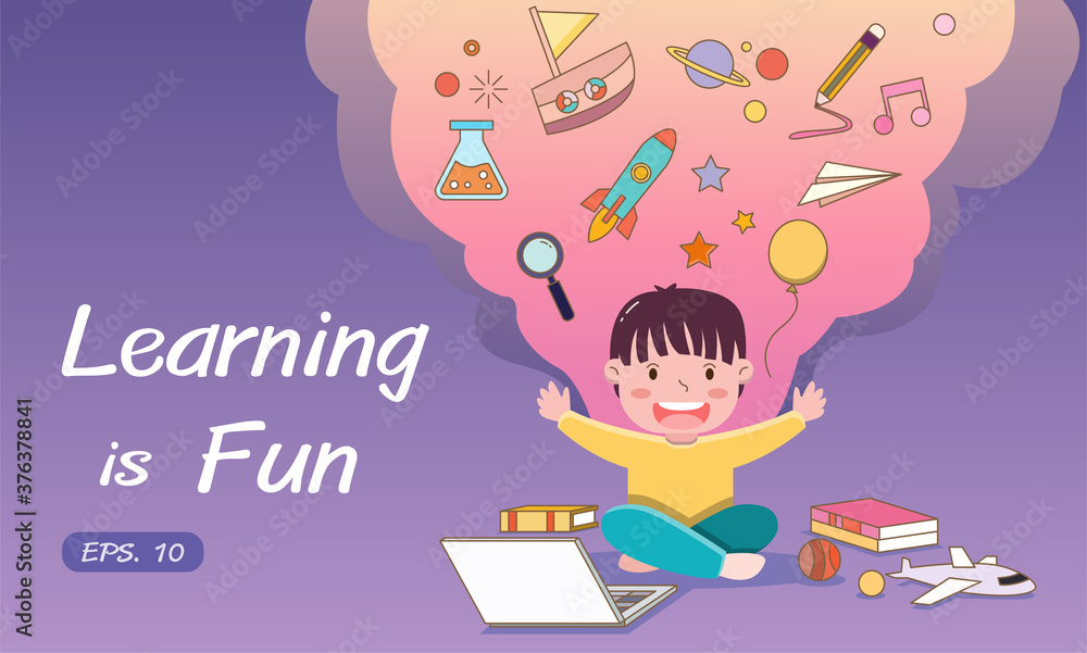 E-learning for kids, landing page template. Online early childhood education courses. home schooling. E-learning for kids, landing page template. Online early childhood education courses. home schooling.