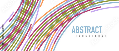 Аbstract moving colorful lines vector backgrounds for cover, placard, poster, banner or flyer