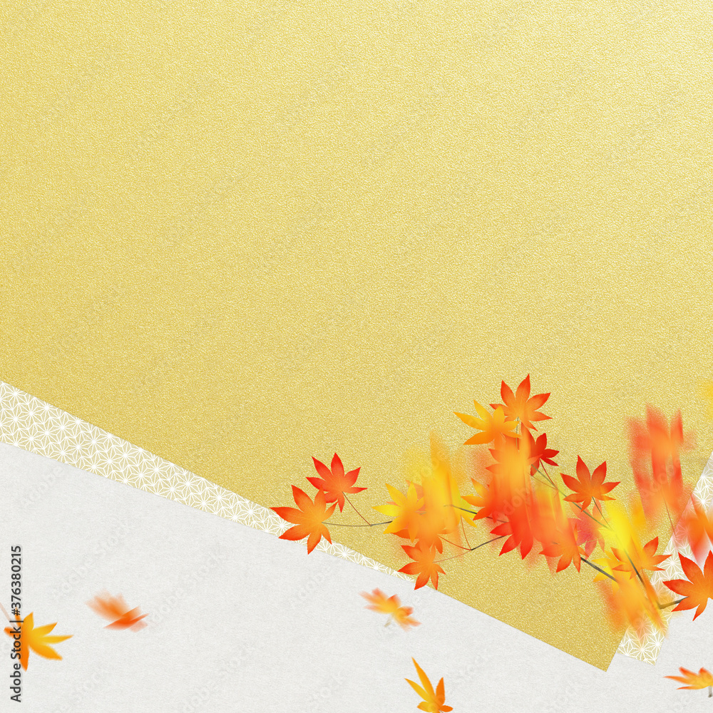 Asian style golden background expressing autumn Asian style golden background expressing autumn