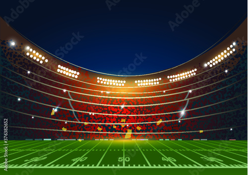 American football stadium,eps 10 © Kalawin