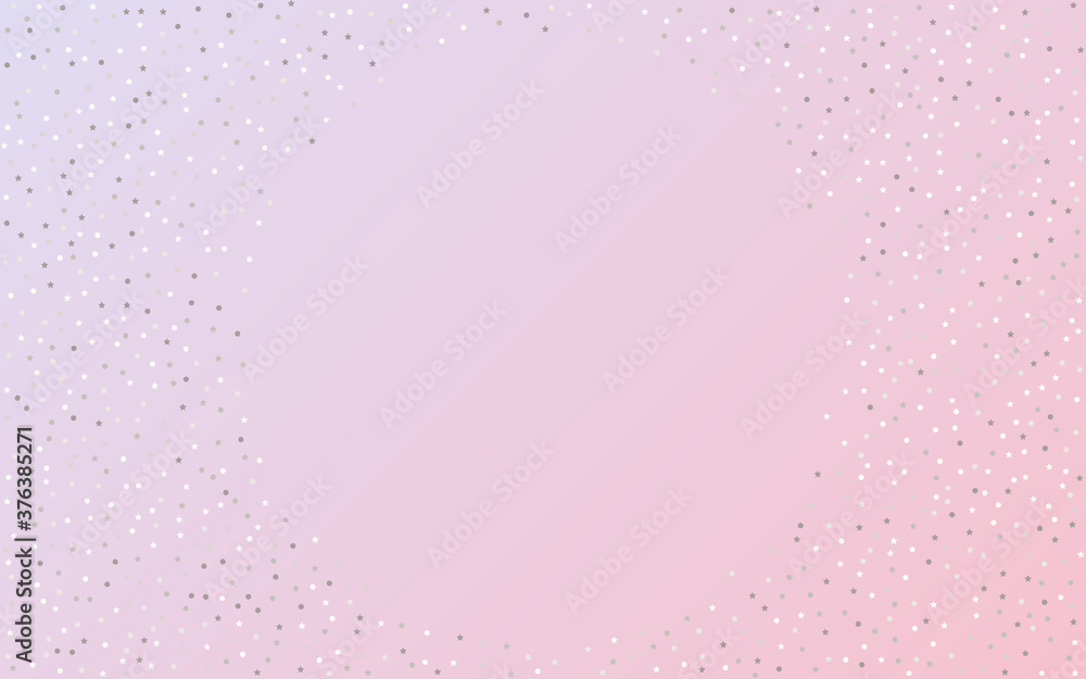 White Sparkle Shiny Pink Background. Modern 