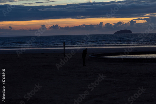 sunset on the beach © Ansar