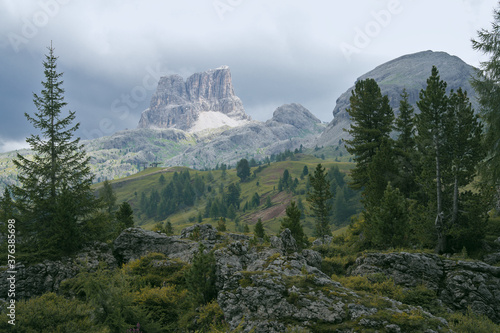 Cinque Torri - Dolomiti Mountains - Italy Europe