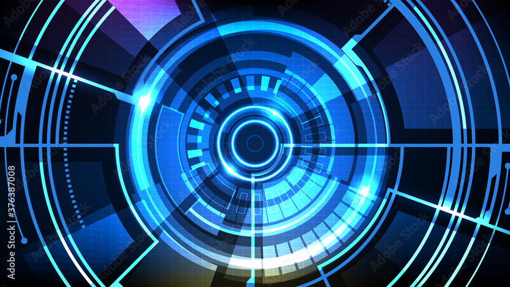 Abstract futuristic background of Circle interface sci fi frame hud ui collection Abstract futuristic background of Circle interface sci fi frame hud ui collection
