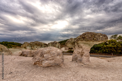 rock formations in bulgaria stone mushrooms 