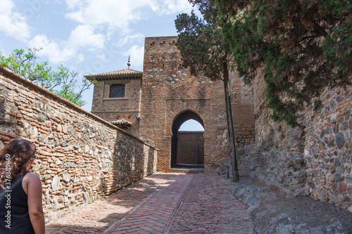 the roman theater of malaga and its surroundings