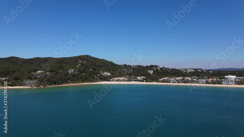 Wallpaper Mural Flying towards the beach of the Sunshine Coast - Queensland Australia Torontodigital.ca
