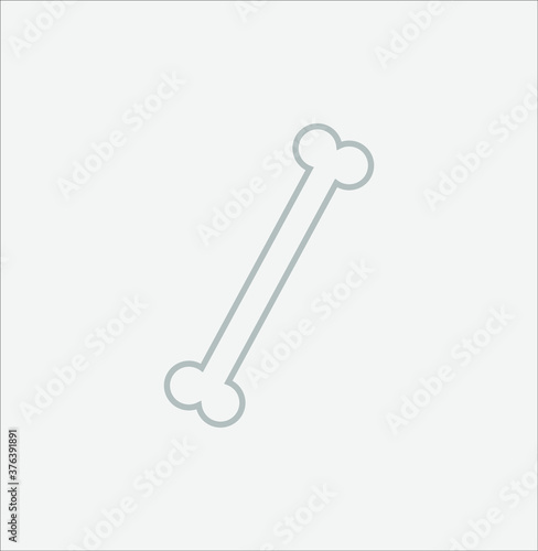 simple icon of bones, for traumatology