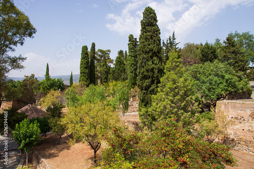 the roman theater of malaga and its surroundings
