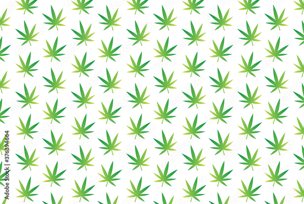Marijuana pattern. Vector Green marijuana pattern. Marijuana pattern. Vector Green marijuana pattern.