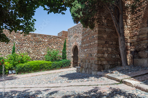the roman theater of malaga and its surroundings