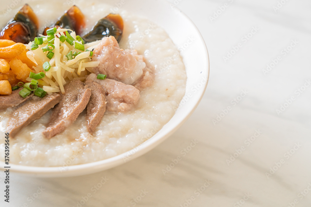 Pork Congee or Porridge with Pork Pork Congee or Porridge with Pork