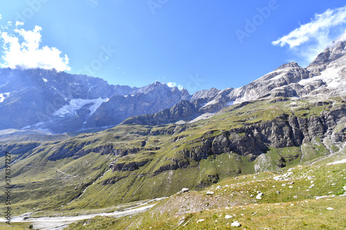 Panorama of the Matterhorn, seen from Plan Maison