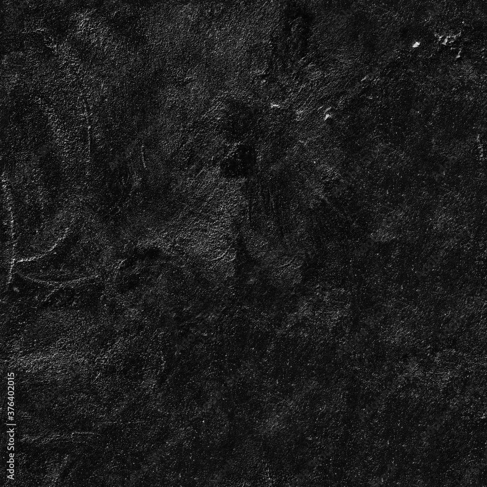 Seamless Black Walls Textures. Tileable loft background. Stock Photo