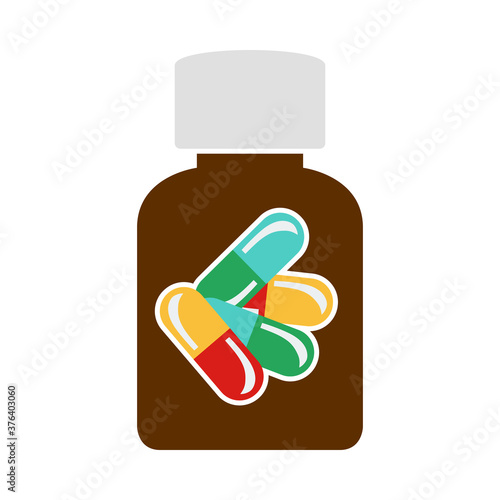 Pills Bottle Icon