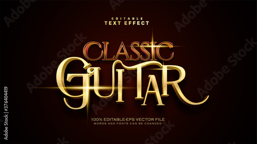 Classic Guitar Text Effect