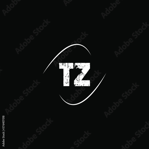 T Z joint letter logo abstract design photo