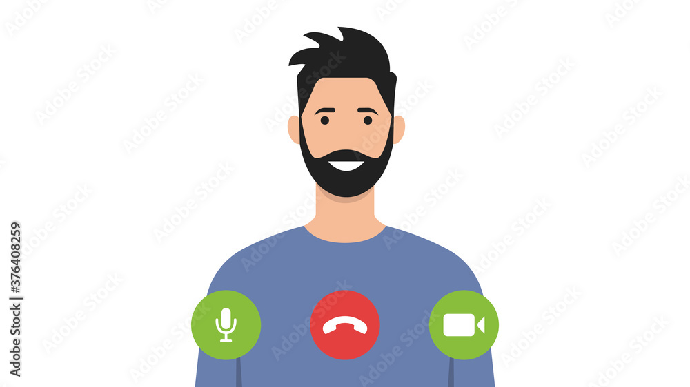 Video call. Video call with a loved one. Online conversation thanks to the Internet. Vector illustration. Flat style.
Video call. Video call with a loved one. Online conversation thanks to the Internet. Vector illustration. Flat style.