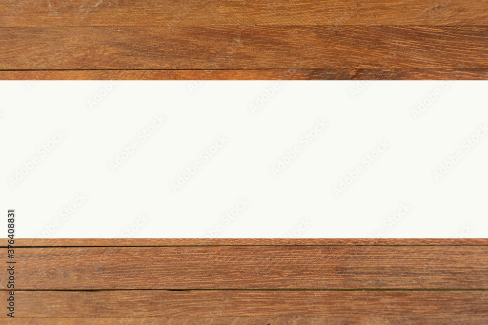 Wooden background, horizontal stripes with colored section