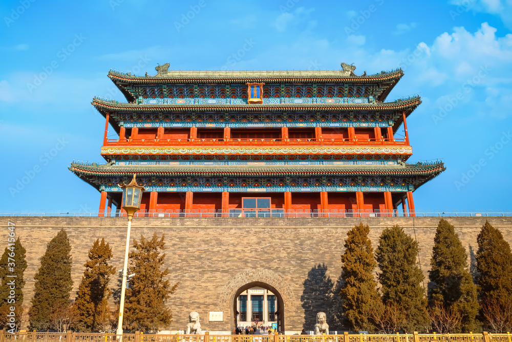 Obraz premium Qianmen or Zhengyangmen Gate in Beijing, China